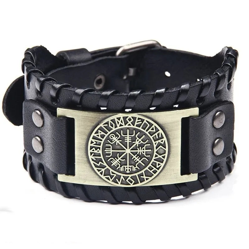 Pulsera Vikinga de Cuero