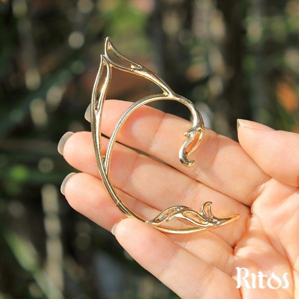 Brinco ear cuff moda elfica 