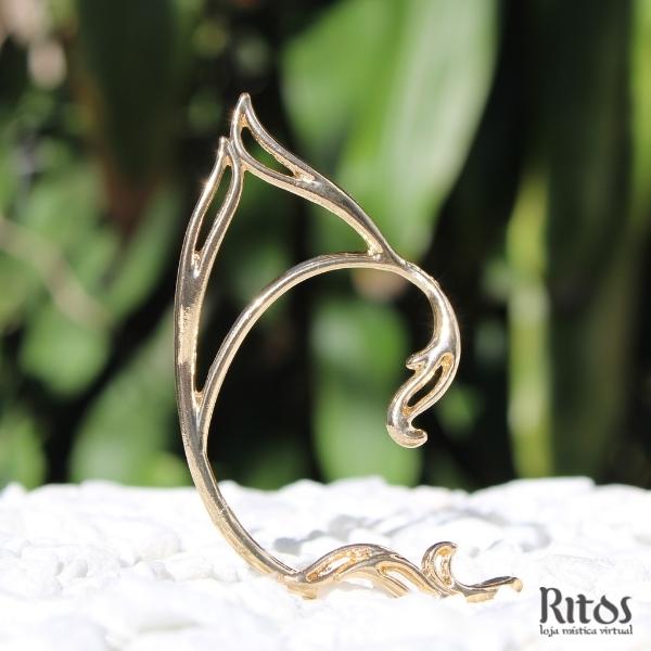 Brinco ear cuff moda elfica 