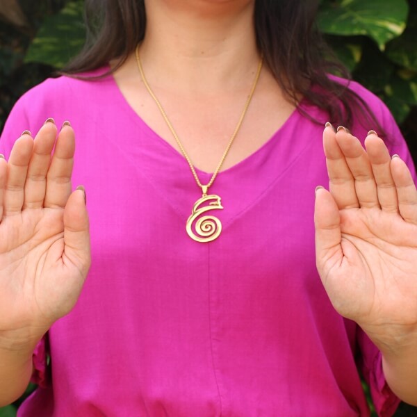 Collar Reiki Day Ko Myo en Acero Inoxidable